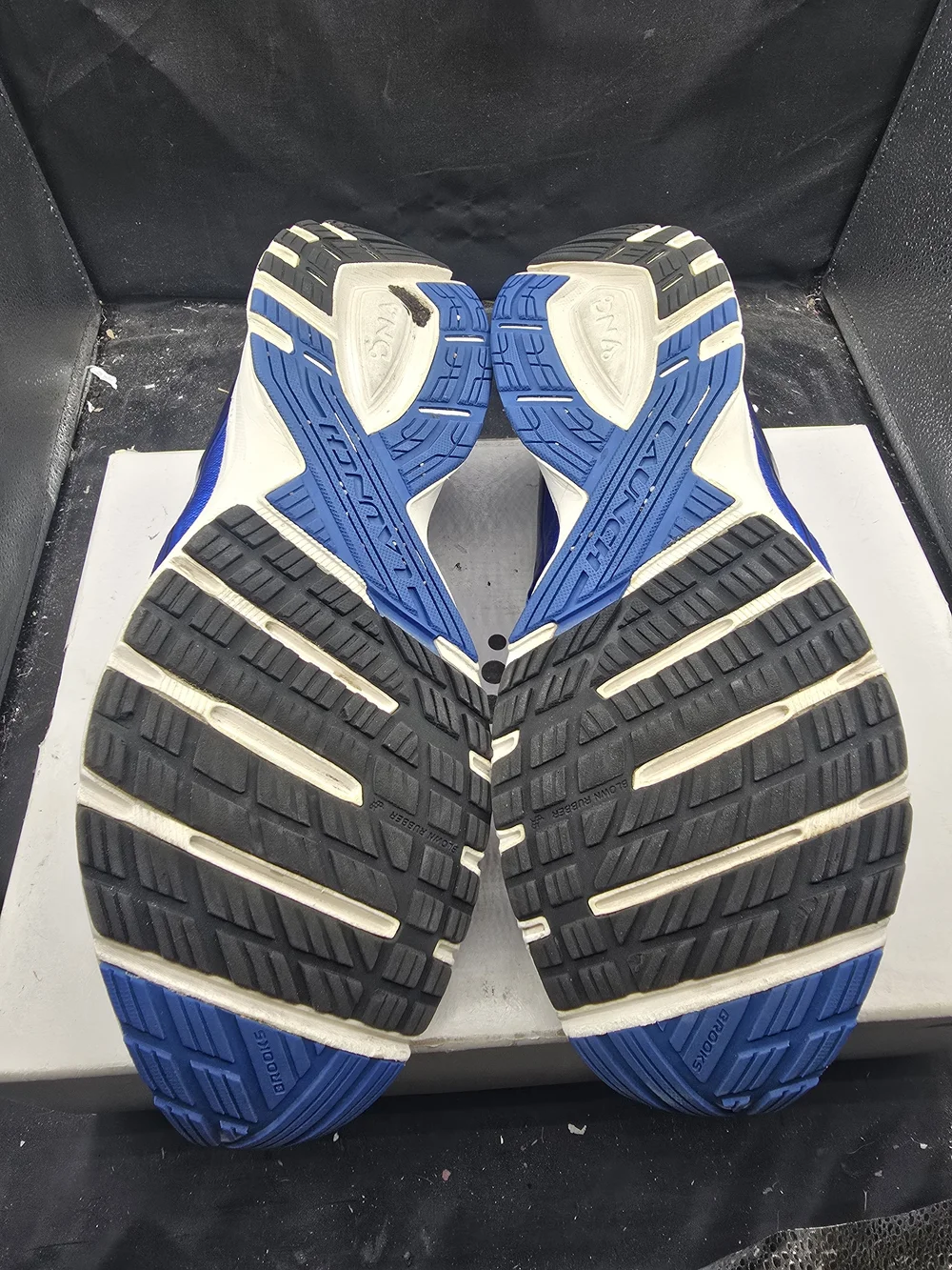 Blue Running Shoes‎ with White Accents